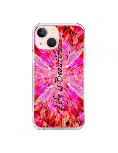 Cover iPhone 13 Mini Life is Beautiful - Ebi Emporium
