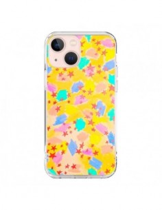 Coque iPhone 13 Mini Stars Etoiles Jaunes - Ebi Emporium