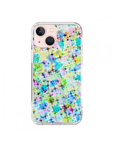 Coque iPhone 13 Mini Stars Etoiles Bleues - Ebi Emporium