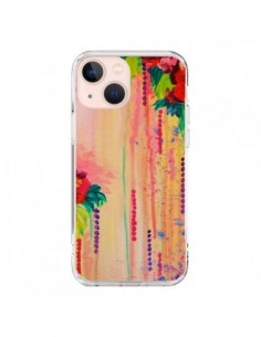 Coque iPhone 13 Mini Strawberry Confetti Flowers - Ebi...