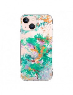 iPhone 13 Mini Case Mermaid Flowers Clear - Ebi Emporium
