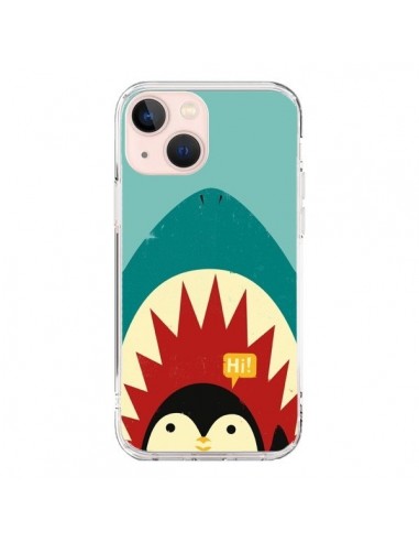 Cover iPhone 13 Mini Pinguino Squalo - Jay Fleck