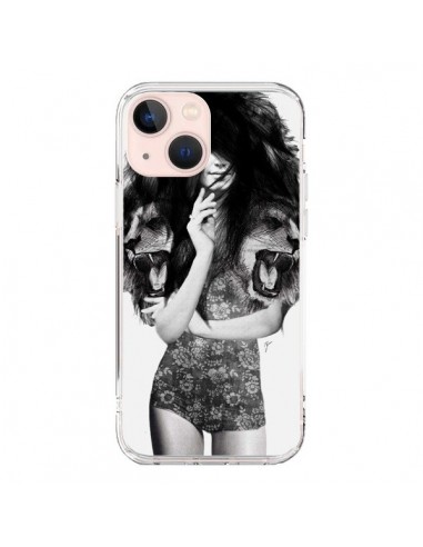 iPhone 13 Mini Case Girl Lion - Jenny Liz Rome