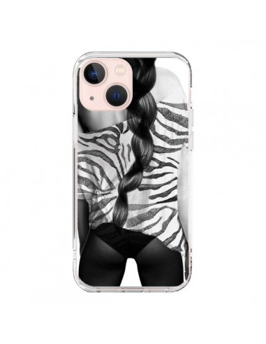 Coque iPhone 13 Mini Femme Zebre - Jenny Liz Rome