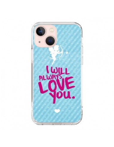 Cover iPhone 13 Mini I will always Love you Cupido - Javier Martinez