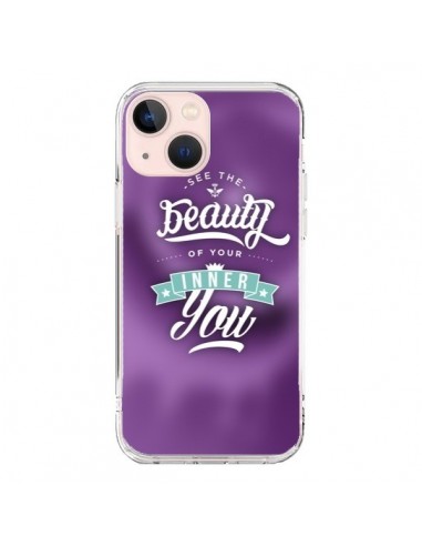 Coque iPhone 13 Mini Beauty Violet - Javier Martinez