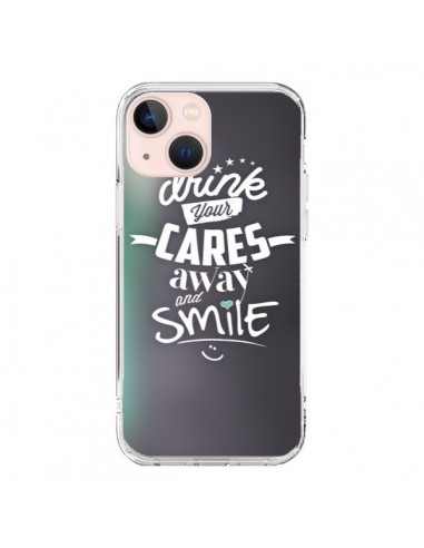 Coque iPhone 13 Mini Drink Gris - Javier Martinez