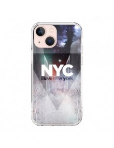 Coque iPhone 13 Mini I Love New York City Bleu - Javier...
