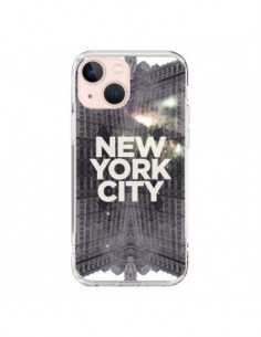 Coque iPhone 13 Mini New York City Gris - Javier Martinez