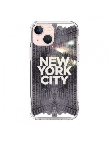 Coque iPhone 13 Mini New York City Gris - Javier Martinez