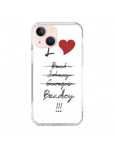 Coque iPhone 13 Mini I love Bradley Coeur Amour - Julien Martinez