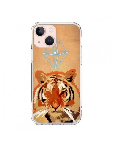 Coque iPhone 13 Mini Tigre Tiger Spirit - Jonathan Perez