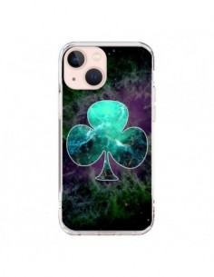 Coque iPhone 13 Mini Nebula Club Trèfle Galaxie -...