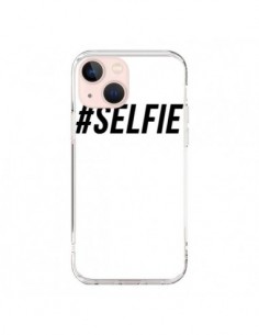 Cover iPhone 13 Mini Hashtag Selfie Nero Verticale -...