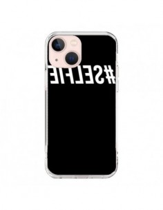 Coque iPhone 13 Mini Hashtag Selfie Blanc Inversé -...