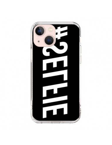 iPhone 13 Mini Case Hashtag Selfie White Rovesciato Orizzontale - Jonathan Perez