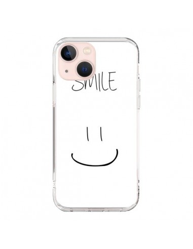 Coque iPhone 13 Mini Smile Souriez en Blanc - Jonathan Perez