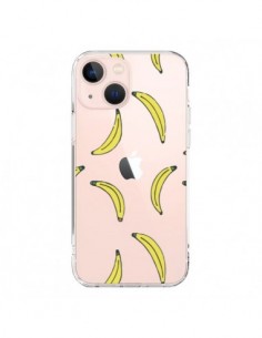 Coque iPhone 13 Mini Bananes Bananas Fruit Transparente -...