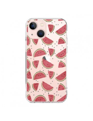 Coque iPhone 13 Mini Pasteques Watermelon Fruit Transparente - Dricia Do