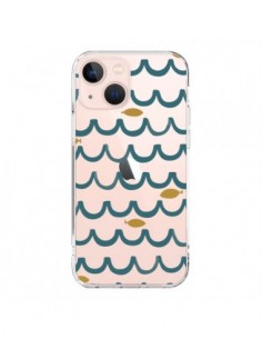 iPhone 13 Mini Case Fish Acqua Clear - Dricia Do