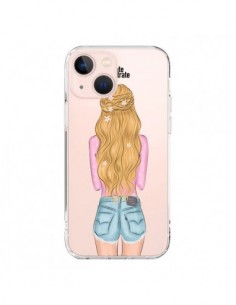 Cover iPhone 13 Mini Blonde Don't Care Bionda Trasparente...