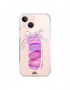 Coque iPhone 13 Mini Macarons Pink Purple Rose Violet...