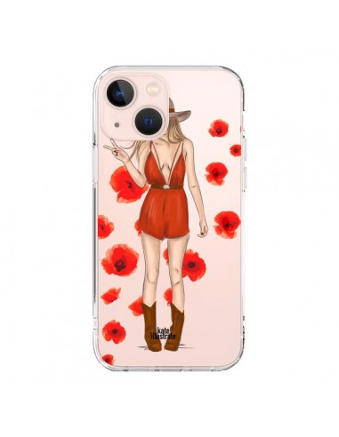 Coque iPhone 13 Mini Young Wild and Free Coachella Transparente - kateillustrate