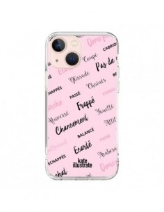Coque iPhone 13 Mini Ballerina Ballerine Mots -...