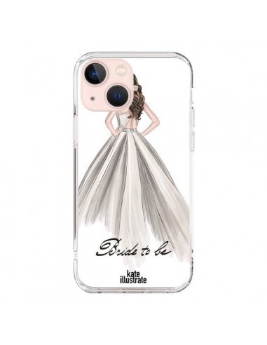 Coque iPhone 13 Mini Bride To Be Mariée Mariage - kateillustrate