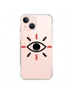 Coque iPhone 13 Mini Eye I See You Oeil Transparente -...