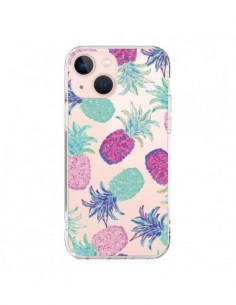 iPhone 13 Mini Case Ananas Fruit Summer Clear - Lisa...