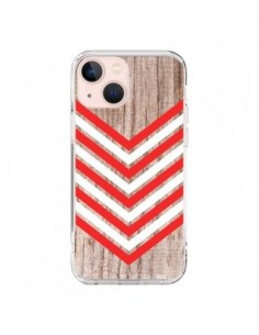 iPhone 13 Mini Case Tribal Aztec Wood Wood Arrow Red...