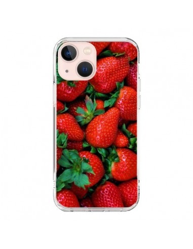 Coque iPhone 13 Mini Fraise Strawberry Fruit - Laetitia