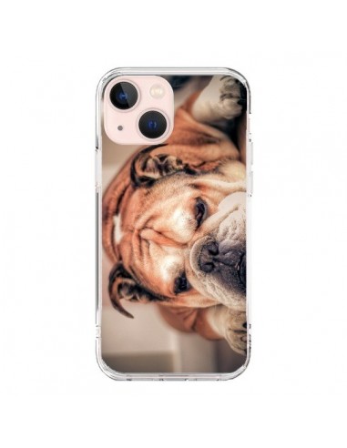 Coque iPhone 13 Mini Chien Bulldog Dog - Laetitia