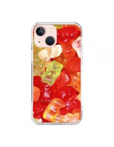 Coque iPhone 13 Mini Bonbon Ourson Multicolore Candy - Laetitia