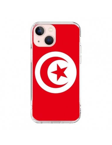 Coque iPhone 13 Mini Drapeau Tunisie Tunisien - Laetitia