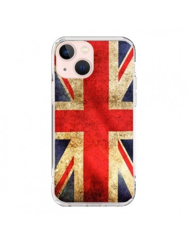 Coque iPhone 13 Mini Drapeau Angleterre Anglais UK - Laetitia