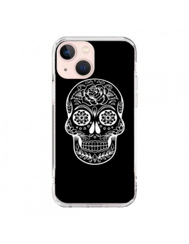 iPhone 13 Mini Case Skull Messicano White - Laetitia