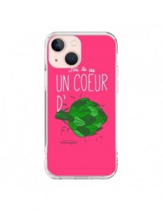 Coque iPhone 13 Mini Toi tu as un coeur d'artichaut -...