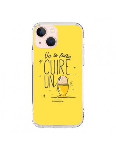 iPhone 13 Mini Case Va te faire cuir un oeuf Yellow - Leellouebrigitte