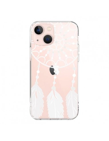 iPhone 13 Mini Case Dreamcatcher White Dreamcatcher Clear - Petit Griffin