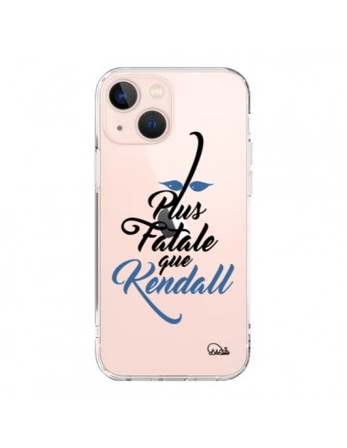 Coque iPhone 13 Mini Plus Fatale que Kendall Transparente - Lolo Santo