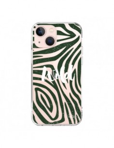 Coque iPhone 13 Mini Wild Zebre Jungle Transparente -...