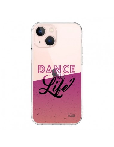 Coque iPhone 13 Mini Dance Your Life Transparente - Lolo Santo