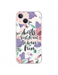 Cover iPhone 13 Mini Ragazza Divertente Trasparente -...