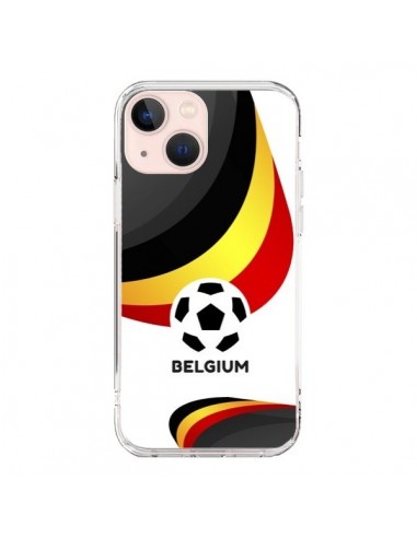 Coque iPhone 13 Mini Equipe Belgique Football - Madotta