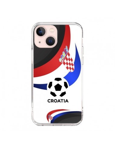 Coque iPhone 13 Mini Equipe Croatie Football - Madotta