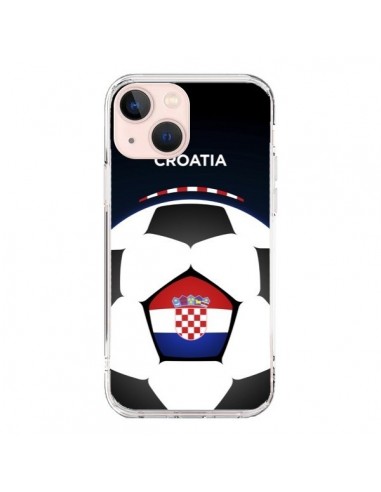 Coque iPhone 13 Mini Croatie Ballon Football - Madotta