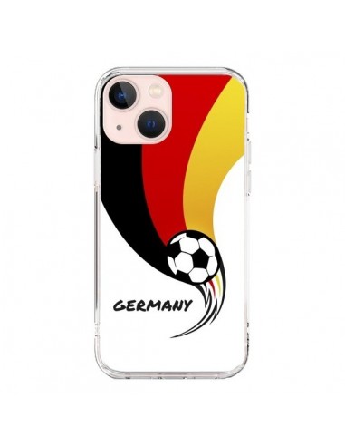 Coque iPhone 13 Mini Equipe Allemagne Germany Football - Madotta
