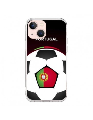 Coque iPhone 13 Mini Portugal Ballon Football - Madotta